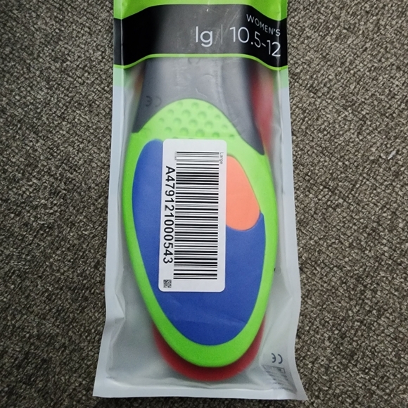 Vionic Women's Active Maximum Support Shoe / Sneaker Insoles Size L - Picture 3 of 9